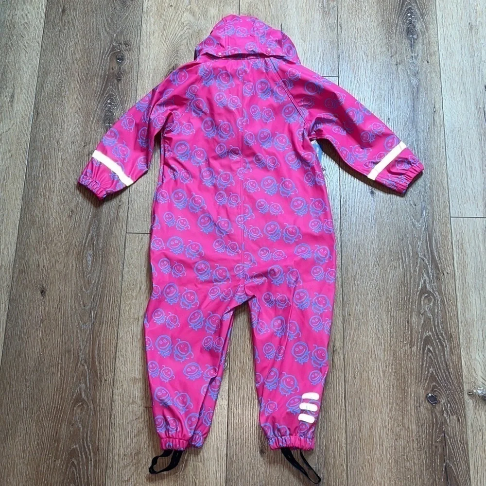 NWT Orline Pro Girls Reflective Rain Suit Size 92/2Yr